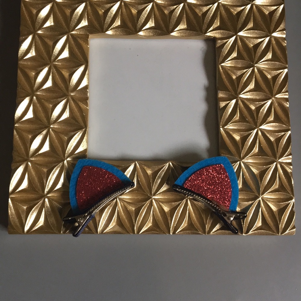 5/$25 cat ear hair clips